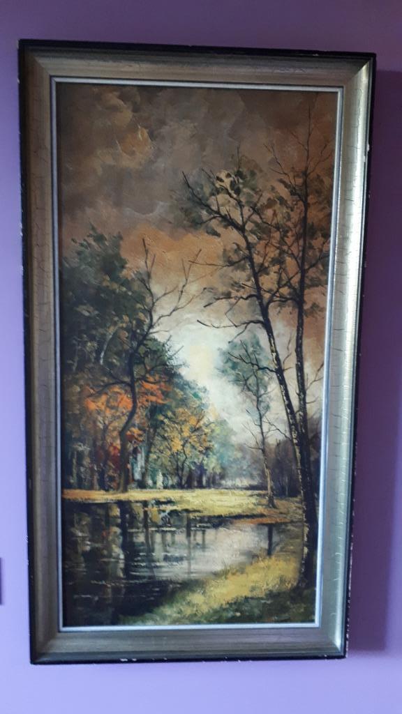 Schilderij met afbeelding, Ophalen, Gebruikt