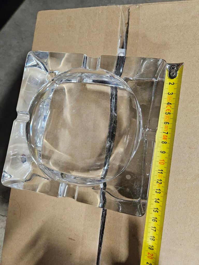 Cendrier en  verre., Enlèvement ou Envoi