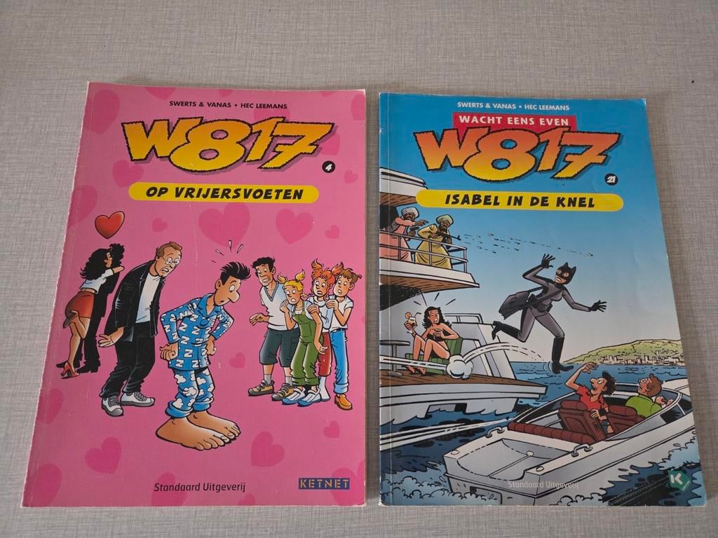 2 x W817, 1ste drukken, Boeken, Ophalen of Verzenden, Zo goed als nieuw, Swerts en Vanas; Hec Leemans, Meerdere stripboeken
