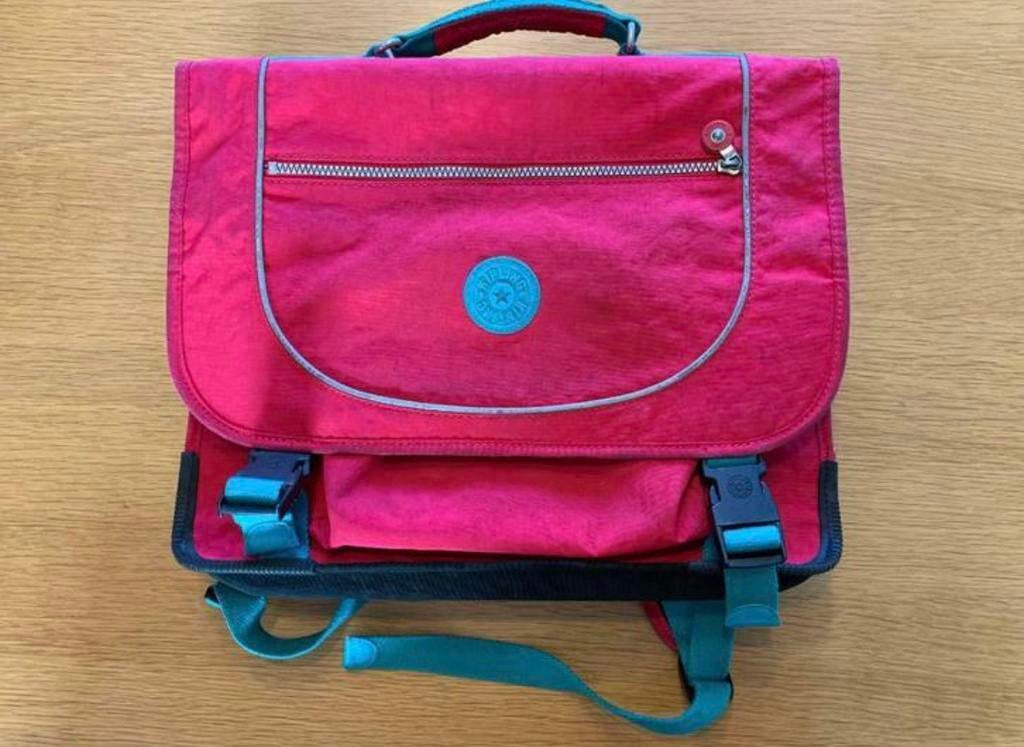 Cartable kipling - couleur fushia, Utilisé