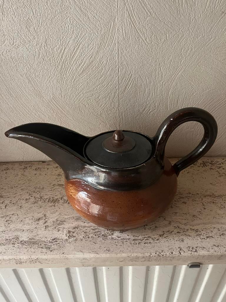 ART DECO keramische theepot, Antiquités & Art, Antiquités | Services (vaisselle) pièces, Enlèvement ou Envoi