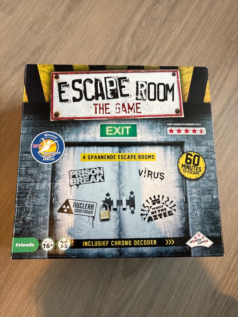 Escape room spel, Hobby en Vrije tijd, Ophalen, Zo goed als nieuw, 999 Games