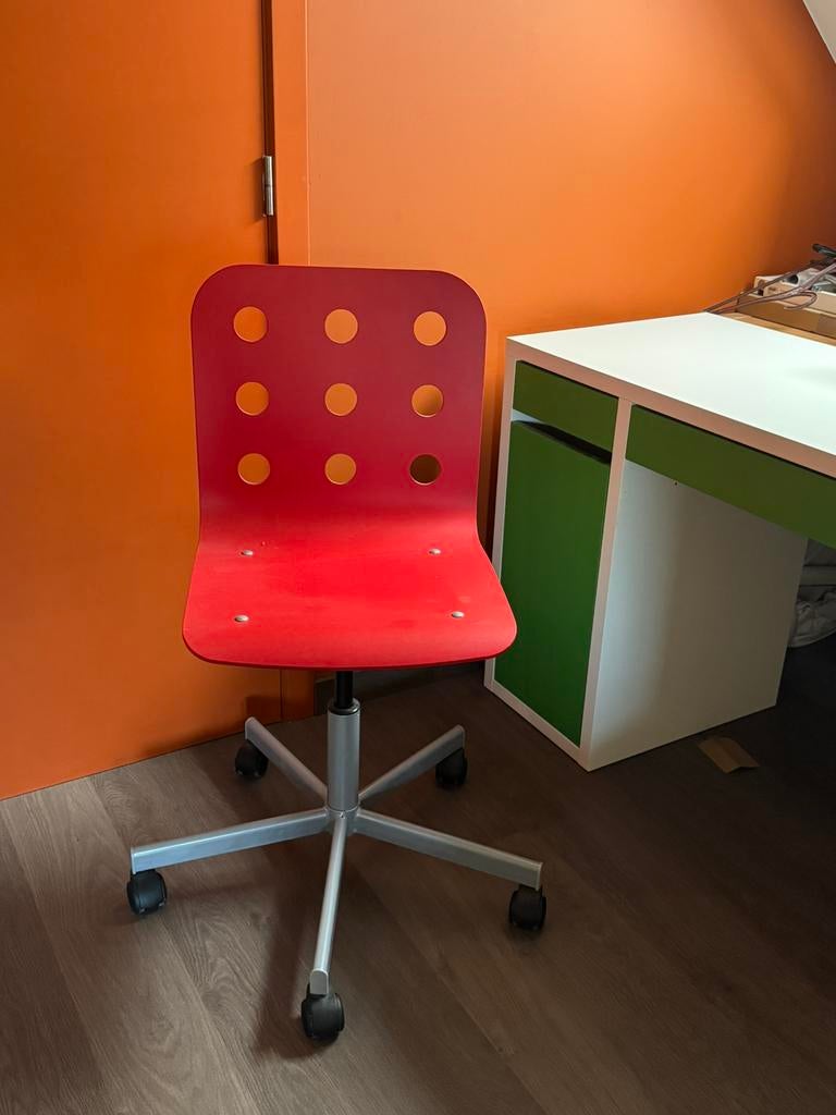 Bureautje en stoel IKEA, Enfants & Bébés, Chambre d'enfant | Tables & Chaises, Enlèvement, Comme neuf