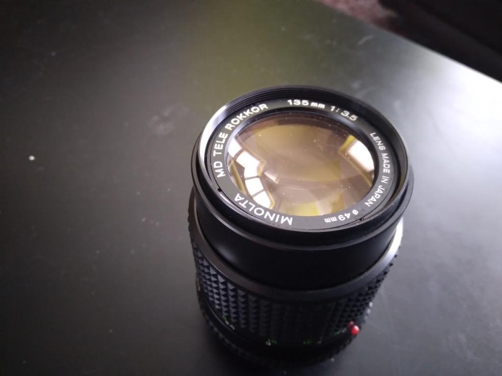 Minolta md tele rokkor 135 mm 3.5, Enlèvement ou Envoi, Utilisé, Minolta