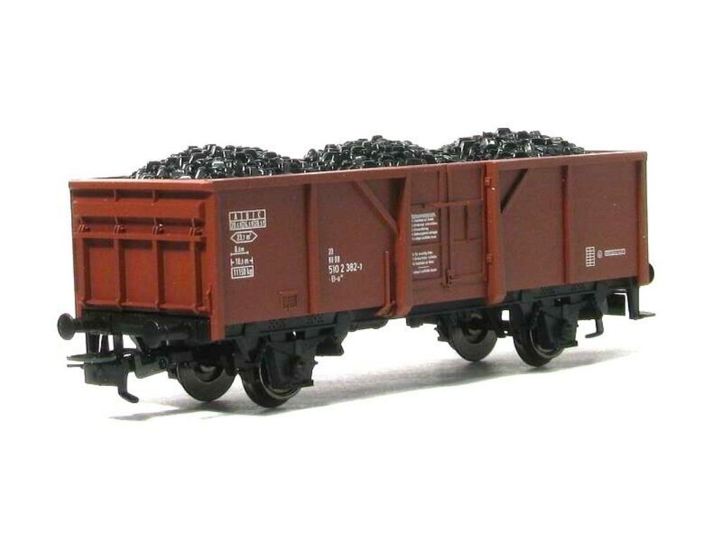 4431 Märklin HO - Wagon/wagon à charbon à ciel ouvert+charbo, Analogique, Enlèvement ou Envoi, Courant alternatif, Wagon