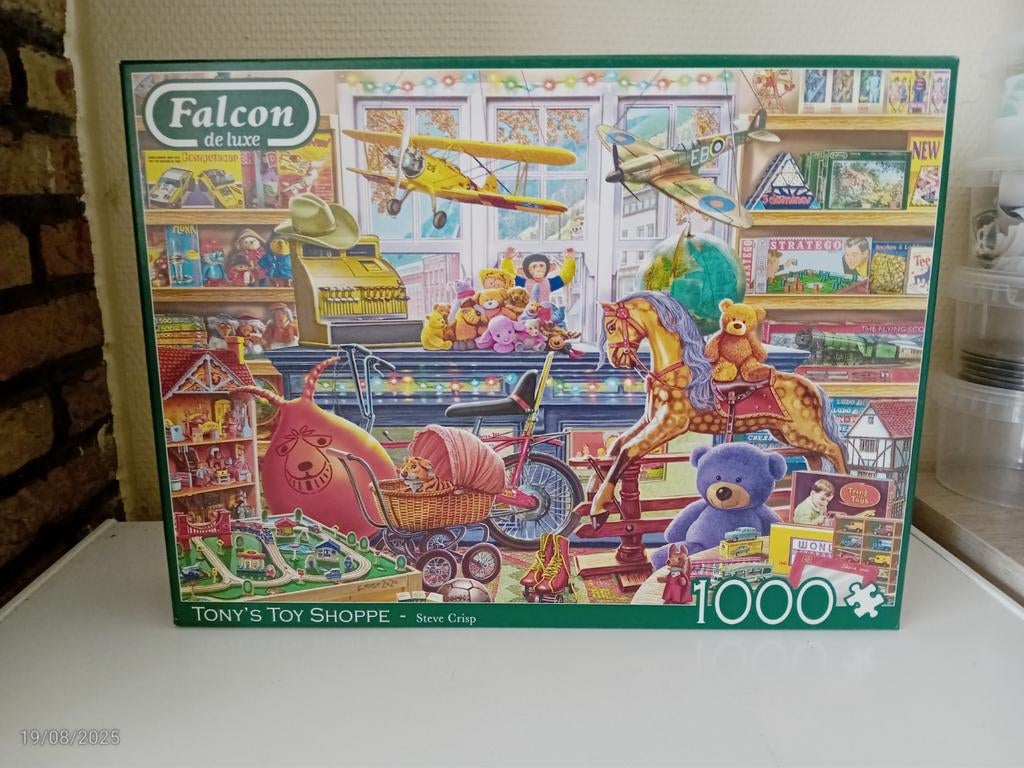 Puzzel, falkon 1000 stuks speelgoedwinkel, Ophalen of Verzenden, Zo goed als nieuw