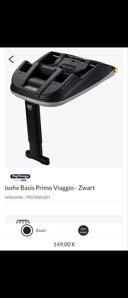 2 stuks ISOFIX Peg Perego zgan, Enfants & Bébés, Enlèvement ou Envoi, Comme neuf, Autres marques, Isofix