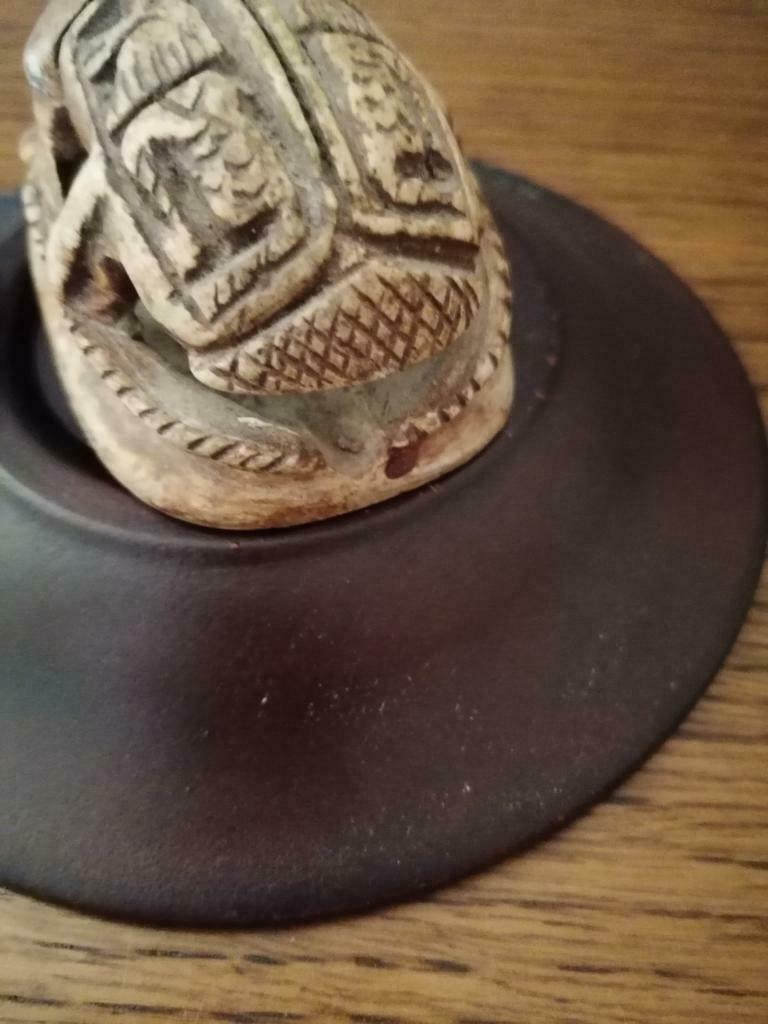 🌟Collector amulette Epoque 1950s souvenirs Scarabée Égypte, Enlèvement