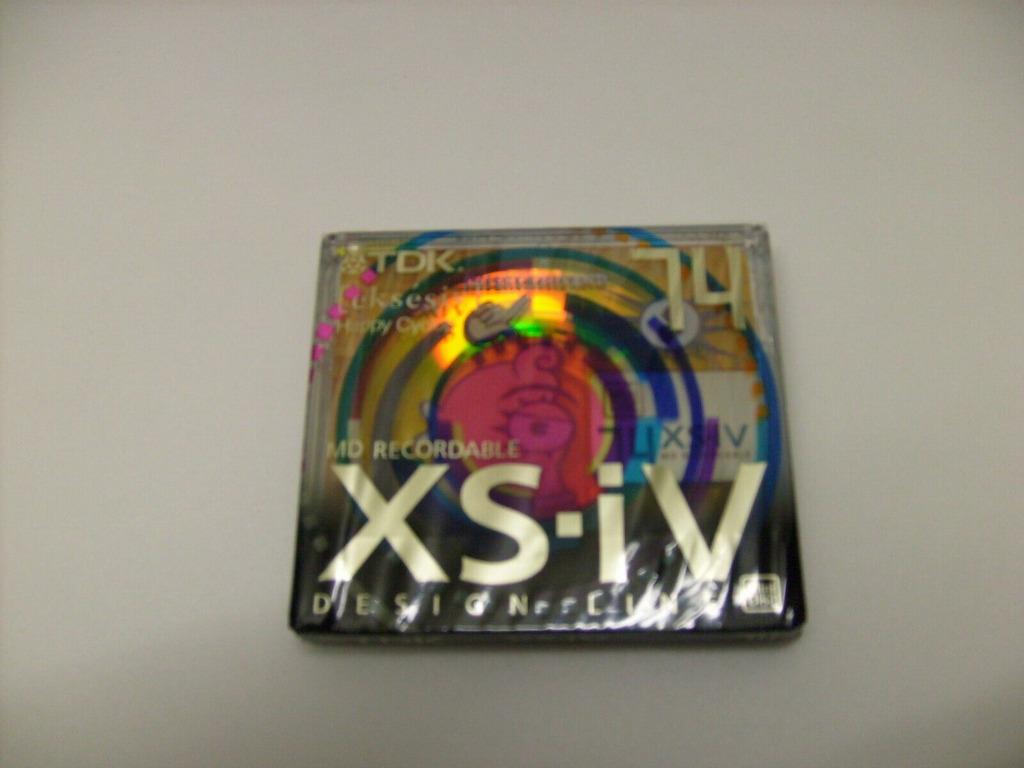 Minidisc TDK MDXS74AAEA - XS-iV Design Line HAPPY CYCLOP NOU, Envoi, Lecteur MiniDisc