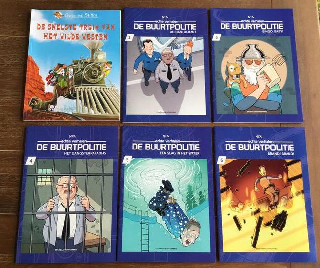Strips Geronimo Stilton/De Buurtpolitie, Boeken, Stripverhalen, Ophalen of Verzenden, Zo goed als nieuw