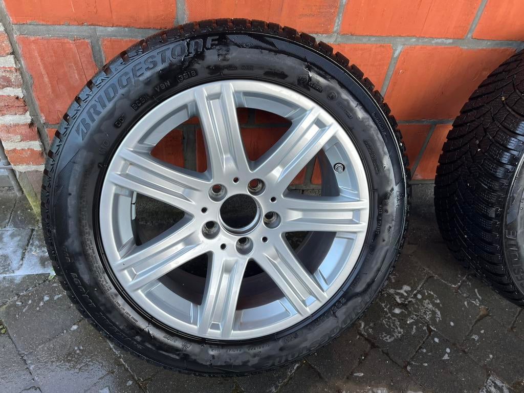 Velgen Mercedes 16inch en winterbanden, Auto-onderdelen, Banden en Velgen, Ophalen, Gebruikt, Velg(en), 16 inch