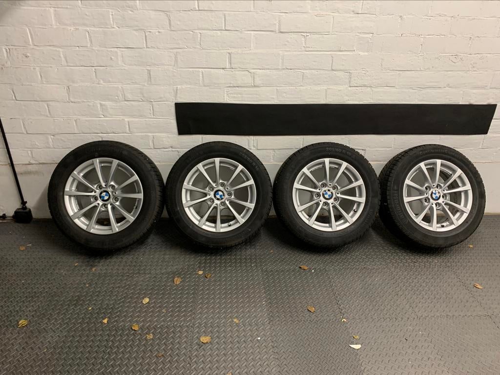 Banden met velgen BMW 205 60 R16, Auto-onderdelen, Ophalen, 16 inch, Banden en Velgen, 205 mm