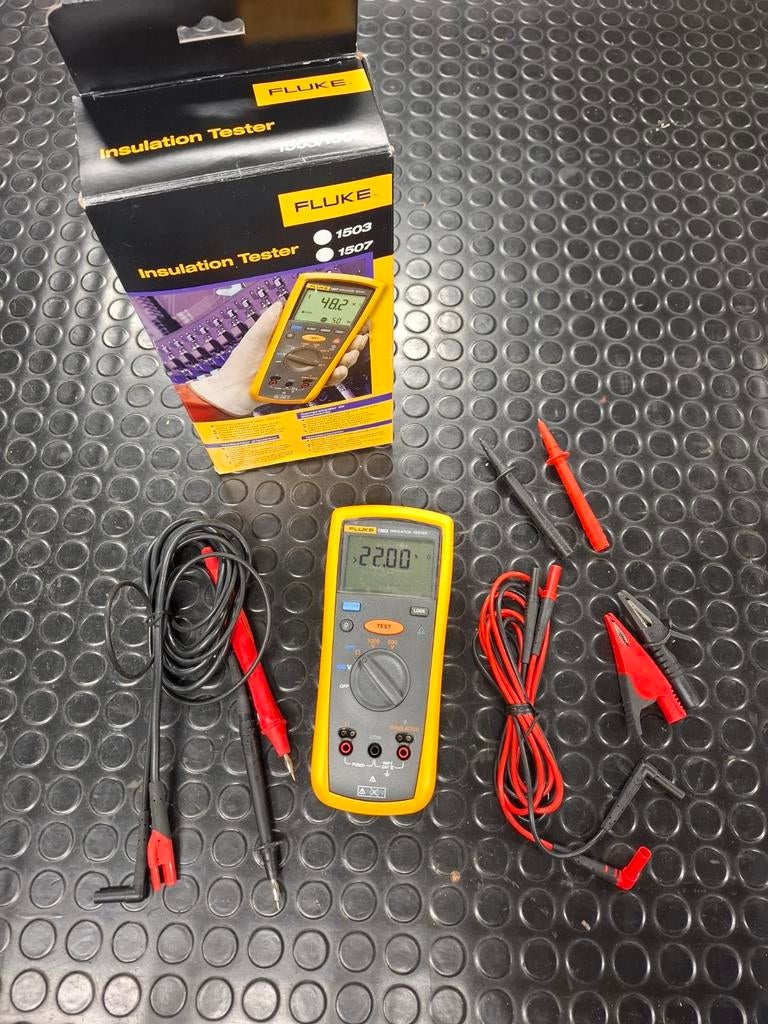 Fluke 1503 isolatietester / megger, zo goed als nieuw., Ophalen of Verzenden