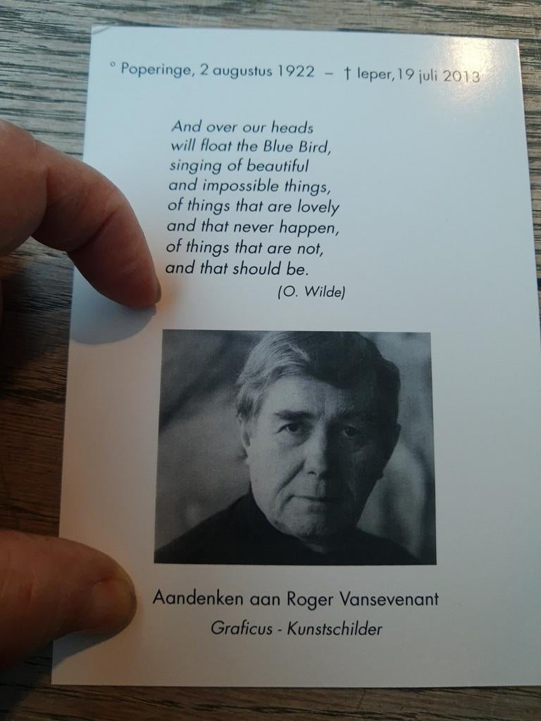 Bp Roger Vansevenant, kunstschilder-graficus 1922-2013, Iepe, Ophalen of Verzenden, Zo goed als nieuw