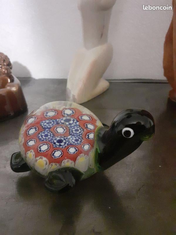 Tortue en cristal Murano, Antiquités & Art, Enlèvement ou Envoi