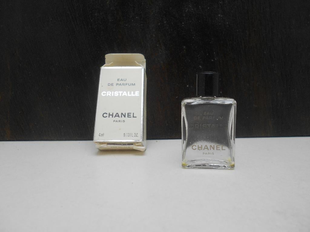 miniature vide  eau de parfum Cristalle Chanel 4 ml, Collections, Enlèvement ou Envoi, Utilisé, Miniature