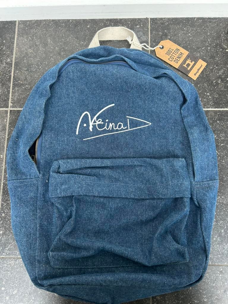 Sac à dos en jean Nina Derwael, Sports & Fitness, Gymnastique, Enlèvement ou Envoi, Neuf, Bleu, Autres types