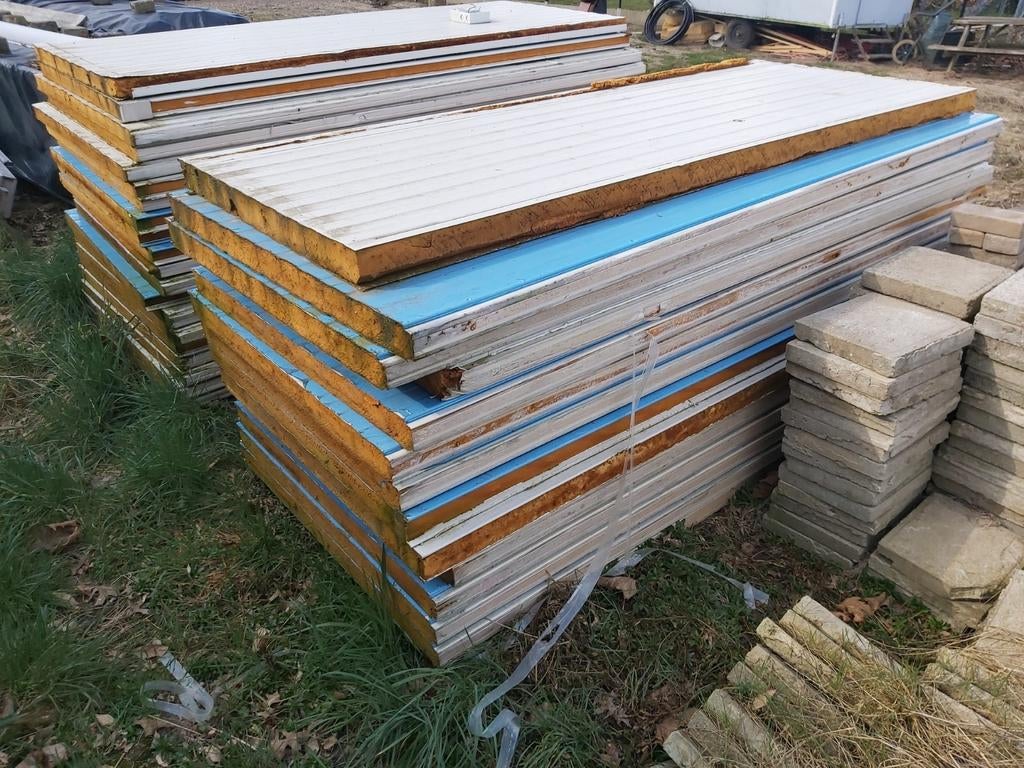 Sandwichpanelen, Enlèvement, Utilisé