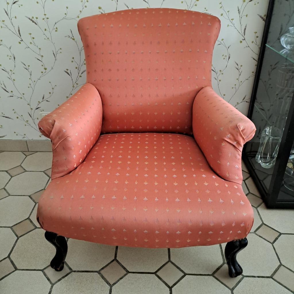 Fauteuil ancien type crapaud, Enlèvement