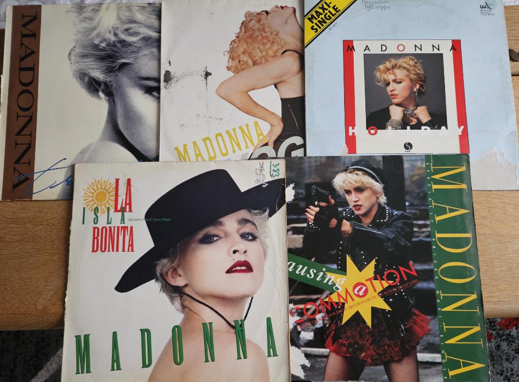 À VENDRE : LOT DE MAXIS 45T VINYLES DE « MADONNA », Enlèvement, Utilisé, 12 pouces