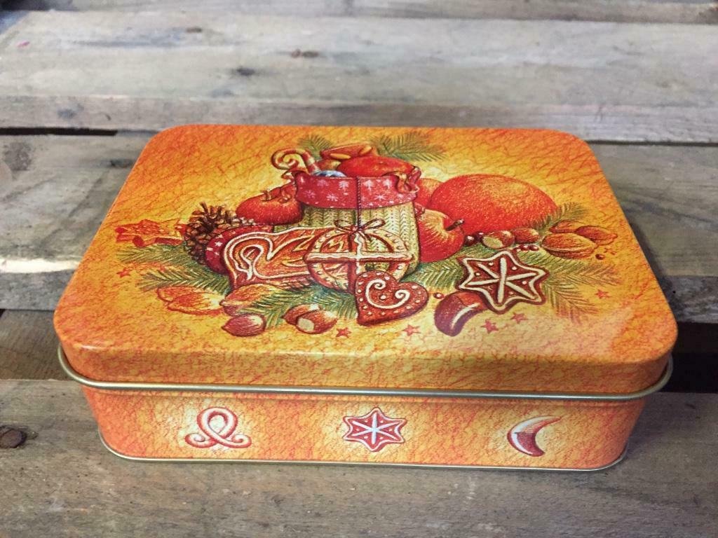 Lot 250 kerst blik dozen, originele verpakking 145-100-45mm, Ophalen of Verzenden, Nieuw