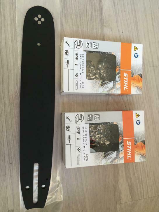 Zaagblad 30cm + 2 stihl kettingen, Ophalen, Nieuw