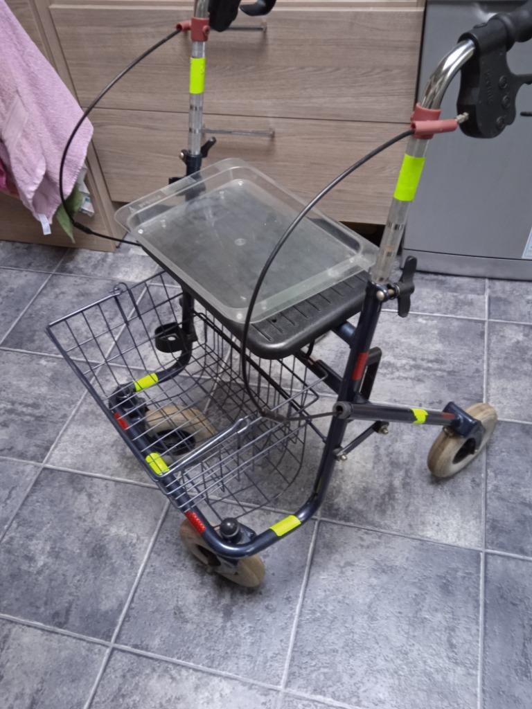 Rollator, Ophalen, Opvouwbaar, Gebruikt