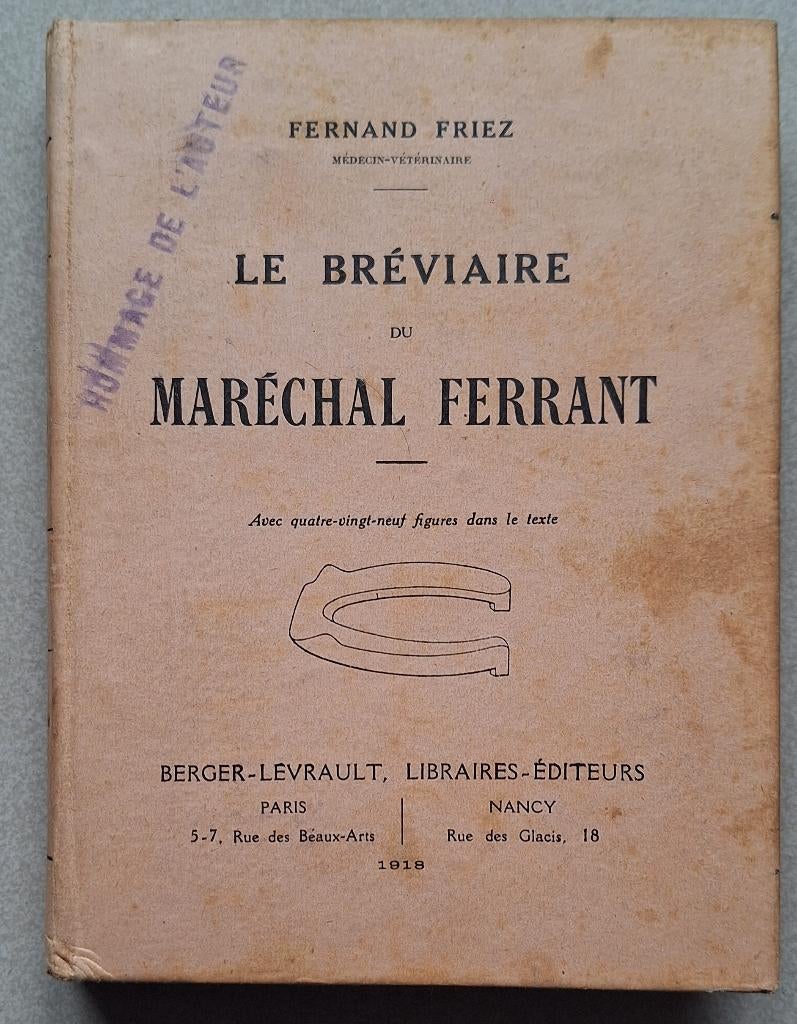 Le Bréviaire du Maréchal Ferrant 1918, Enlèvement, Utilisé, Ne s'applique pas, Autre