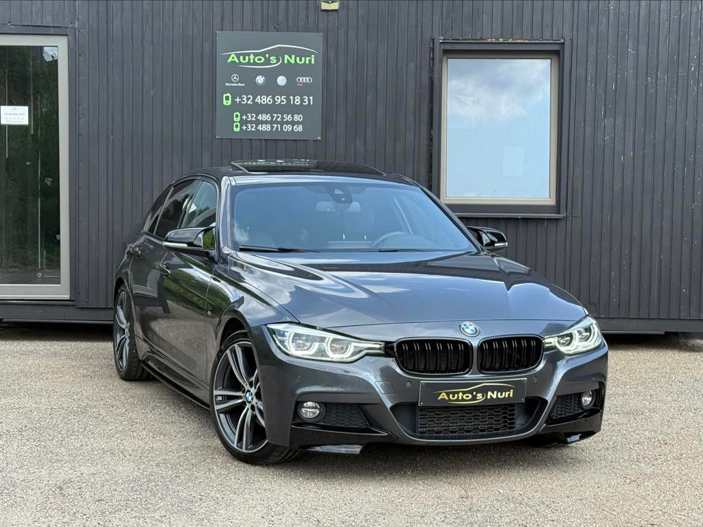 Bmw 320d lci sport automaat 12M GARANTIE leder navi pano, Auto's, BMW, Automaat, 4 deurs, Achterwielaandrijving, Leder