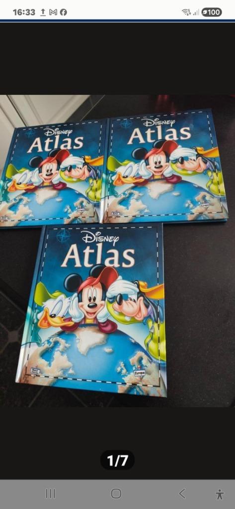 Disney Atlas, Ophalen of Verzenden, Nieuw, Papier, Kaart of Schrift