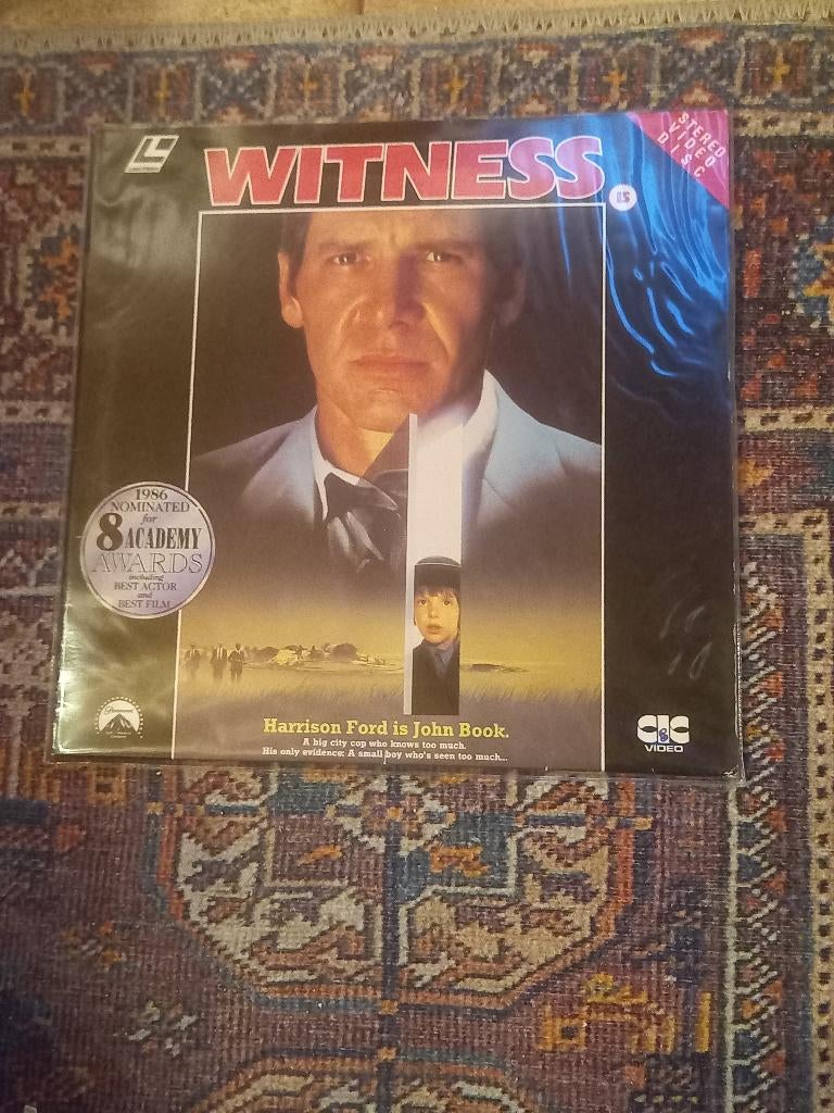 Laserdisc Witness, Verzamelen, Ophalen of Verzenden, Zo goed als nieuw