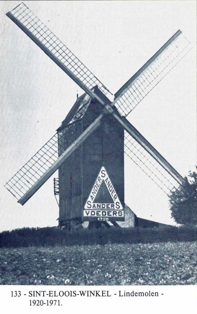 Sint-Eloois-Winkel - Lindemolen, Ophalen of Verzenden, 1960 tot 1980, Ongelopen, West-Vlaanderen