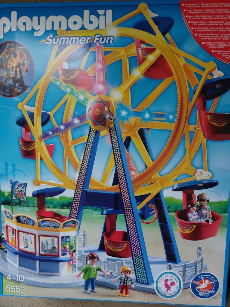 playmobil groot reuzenrad met verlichting, Kinderen en Baby's, Speelgoed | Playmobil, Ophalen of Verzenden, Zo goed als nieuw