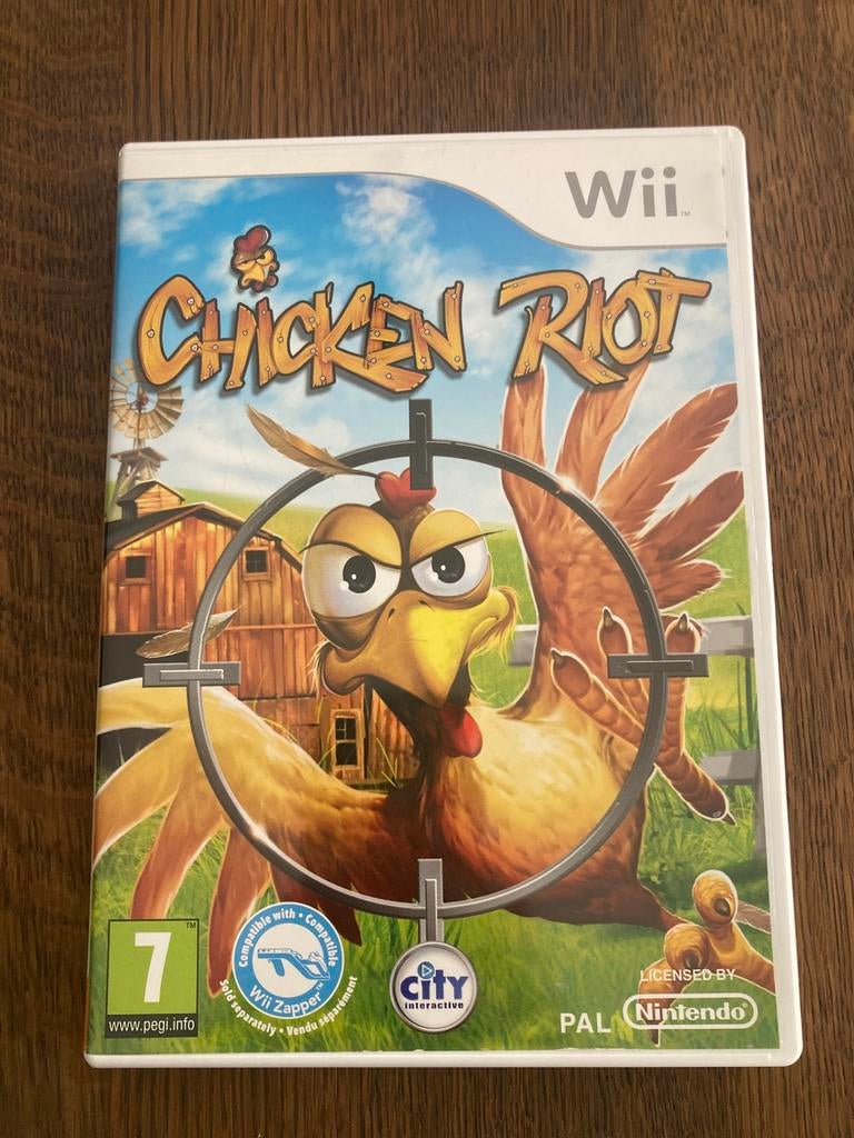 Wiiu game Chicken Riot, Games en Spelcomputers, Ophalen of Verzenden, Zo goed als nieuw