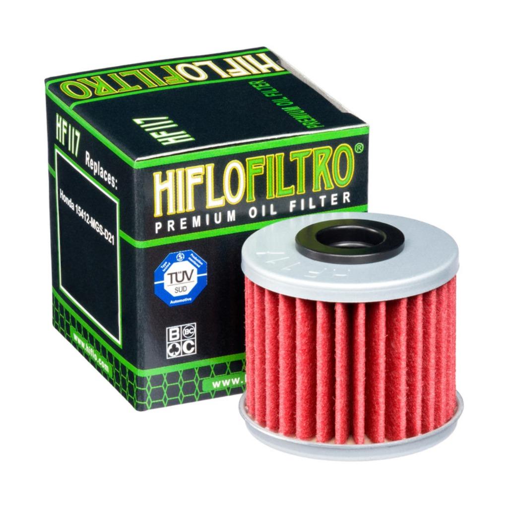 PROMO -63% - Oliefilter Hiflofiltro - HF117 - Honda, Motoren, Ophalen of Verzenden, Nieuw