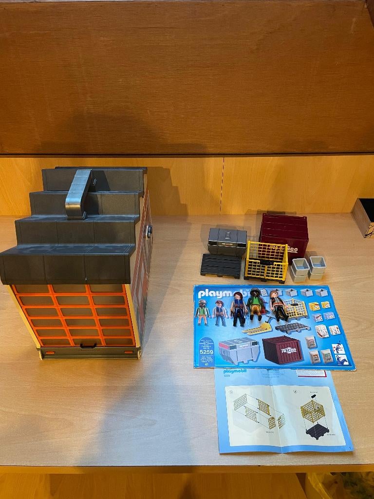 Playmobil bouwset/cargo, Enfants & Bébés, Enlèvement, Utilisé, Ensemble complet