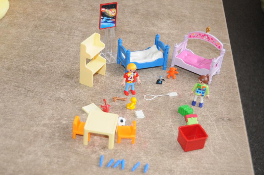 playmobil 5306 kinderkamer voor meisje en jongen, Ophalen of Verzenden, Zo goed als nieuw, Complete set