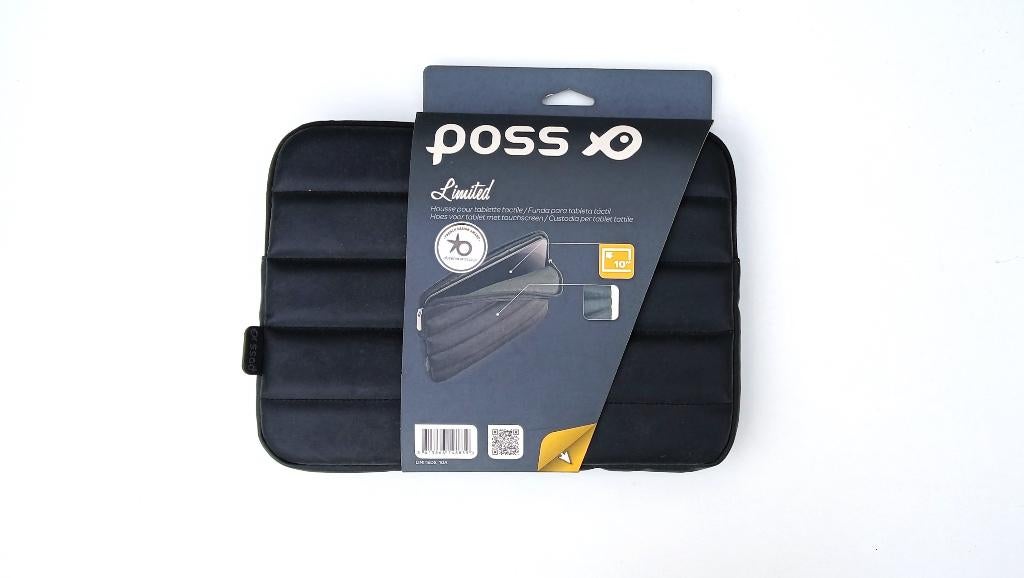 Beschermhoes 10 inch tablet / Gewatteerd / Zwart / Nieuw, Nieuw, Bescherming voor- en achterkant, Ophalen of Verzenden, Poss