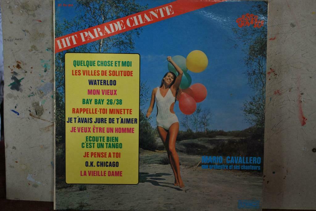 Disque 33 tours Hit parade chante-Pop Hits-Mario CAVALLERO, Enlèvement ou Envoi