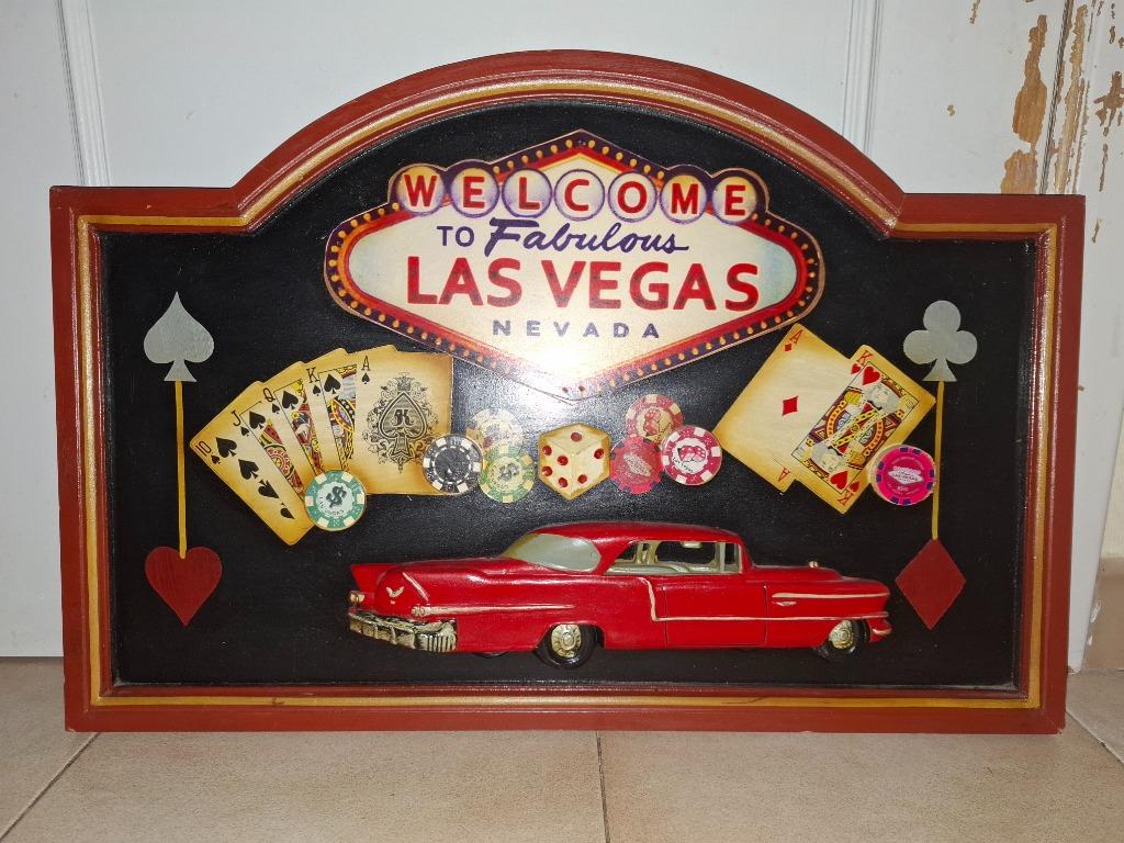 authentiek houten pubbord Las Vegas Casino, Ophalen of Verzenden