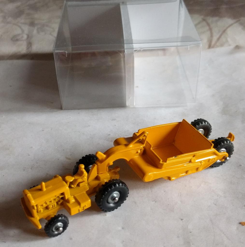 Matchbox Major Packs Caterpillar Earthmover, Ophalen of Verzenden, Zo goed als nieuw, Tractor of Landbouw