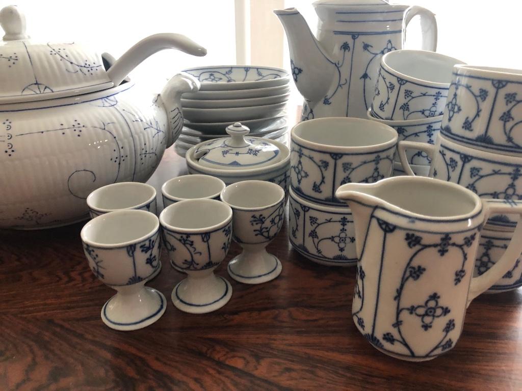 Servies Delfts Blauw, Service complet, Poterie, Comme neuf, Enlèvement