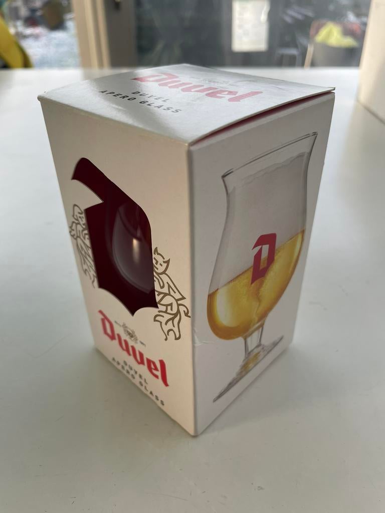 Rare verre à bière galopin pour Duvel. 16,5 cl. Neuf !, Ophalen of Verzenden, Nieuw, Bierglas