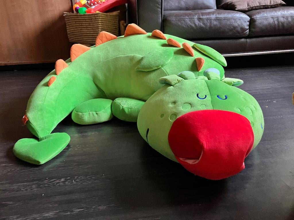 Fridolin Haba drakenkussen, Ophalen of Verzenden, Zo goed als nieuw, Haba