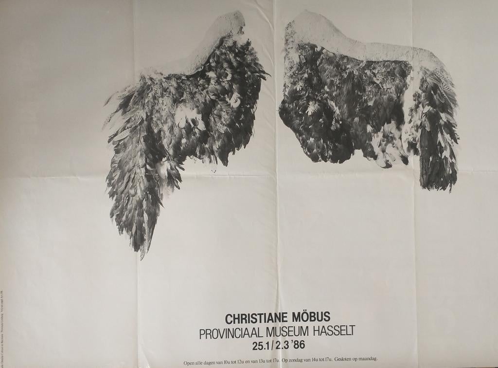 Christiane Möbus - Provenciaal Museum Hasselt 1086 affiche, Verzamelen, Posters, Ophalen of Verzenden, Gebruikt