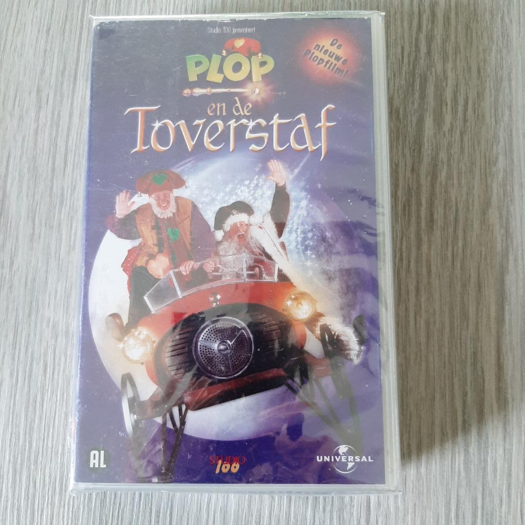 VHS - Universal - Studio 100 - Plop en de Toverstaf, Ophalen of Verzenden, Zo goed als nieuw