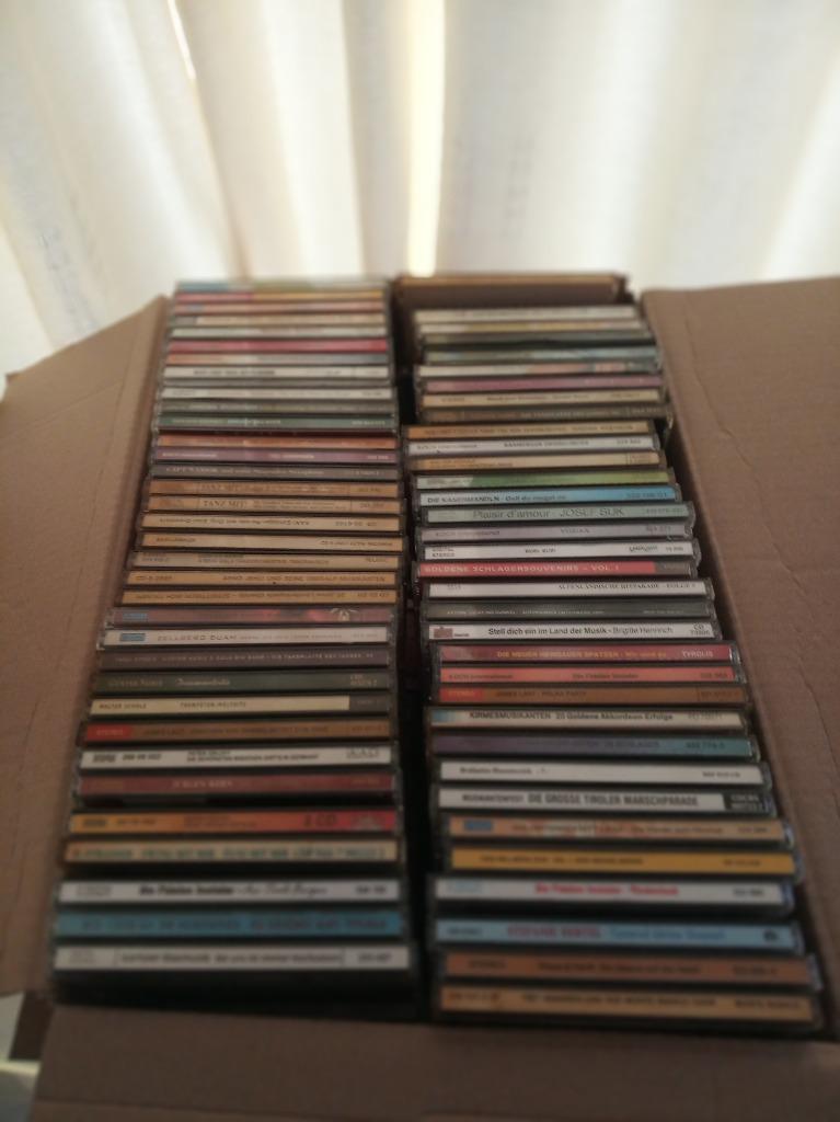 Lot de 140 CD en langue allemande, Enlèvement, Utilisé
