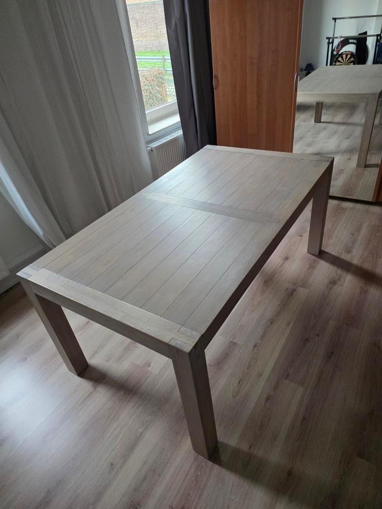 Table à manger entièrement en bois, buffet et 4 chaises - co, Enlèvement