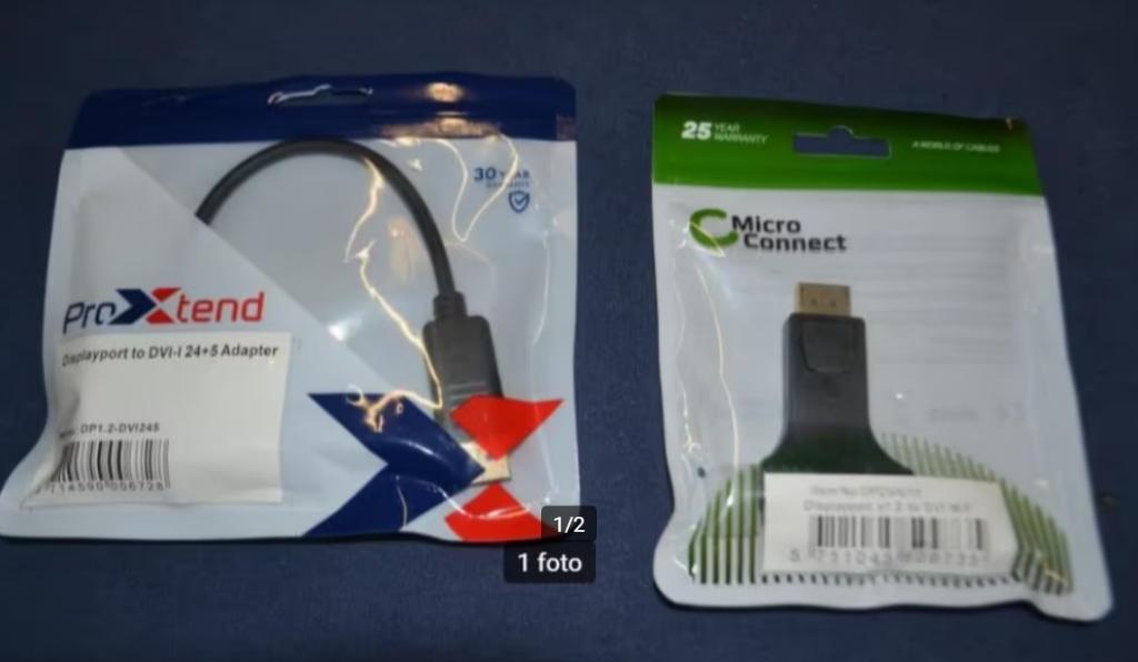 ADAPTERS DP TO DVI, Ophalen of Verzenden, Nieuw