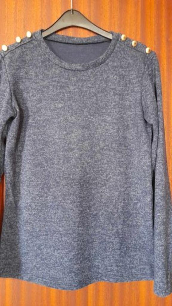 Petit pull genre sweat bleu, Taille 38/40 (M), Enlèvement ou Envoi, Sans marque, Comme neuf